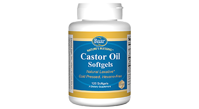 Edgar Cayce's Nature's Blessing Supplement Recommendations Castor Oil Softgelsc