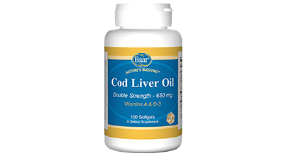 Edgar Cayce's Nature's Blessing Supplement Recommendations Cod Liver Oil